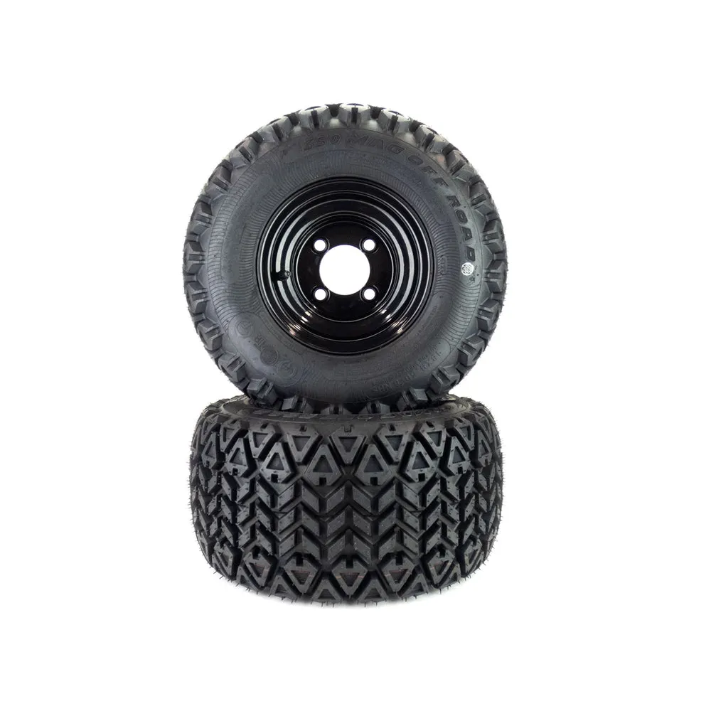 (2) All Terrain Tire Assemblies 18×9.50-8 Fits Toro Timecutter 50″ 139-5847